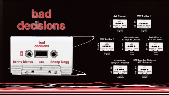 BTS, Bad Decisions, Snoop Dogg, BTS gạt dàn rapline trong Bad Decisions, BTS dàn vocal, BTS solo, BTS unit, Benny Blanco, BTS Chương 2, BTS 2022, BTS lịch trình