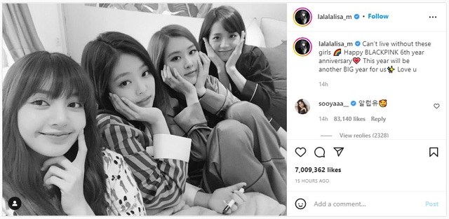 Blackpink, Blackpink đăng ảnh mừng 6 năm, Blackpink Instagram, Jennie, Jisoo, Rose, Lisa, Blackpink comeback, Blackpink 2022, Born Pink, Pink Venom, Blackpink style