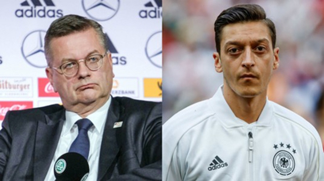 Oezil từ giã tuyển Đức, Oezil, Grindel, DFB