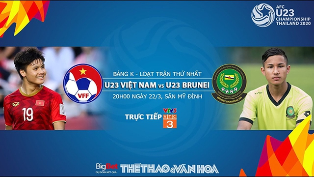 Lịch thi đấu U23 châu Á. Lich thi dau U23 Việt Nam. U23 Indonesia. VTC3. VTV6
