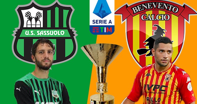Sassuolo vs Benevent, lịch thi đấu bóng đá, trực tiếp bóng đá, Serie A