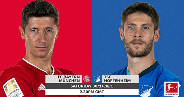 Bayern vs Hoffenheim, lịch thi đấu bóng đá, trực tiếp bóng đá, Bundesliga