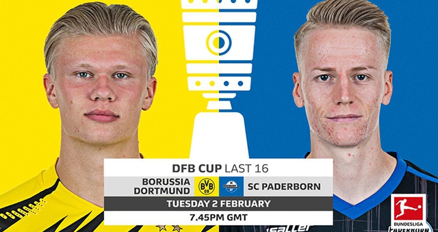 Dortmund vs Paderborn, lịch thi đấu bóng đá, trực tiếp bóng đá, cúp Đức