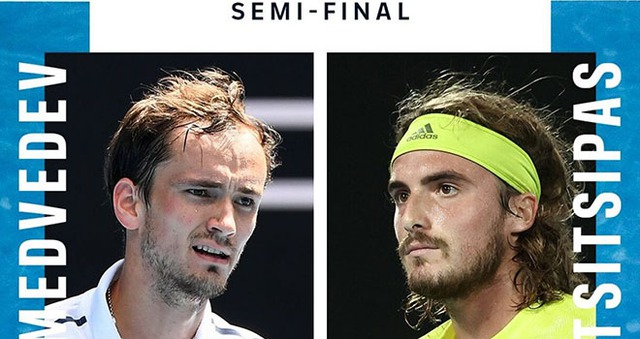 Trực tiếp tennis, Medvedev vs Tsitsipas, TTTV, Fox Sports Trực tiếp bán kết đơn nam Úc mở rộng 2021, Lịch thi đấu và trực tiếp Australila Open 2021 hôm nay, Úc mở rộng