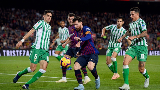 Video clip bàn thắng Real Betis vs Barcelona