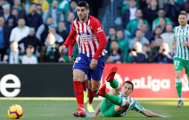 Real Betis vs Atletico Madrid, trực tiếp bóng đá, lịch thi đấu bóng đá