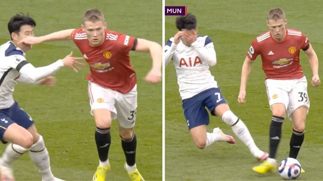 Kết quả Tottenham vs MU, Video Tottenham vs MU, Cavani bị từ chối bàn thắng, VAR, Son Heung Min, McTominay, Cavani, kết quả Ngoại hạng Anh, bảng xếp hạng Ngoại hạng Anh