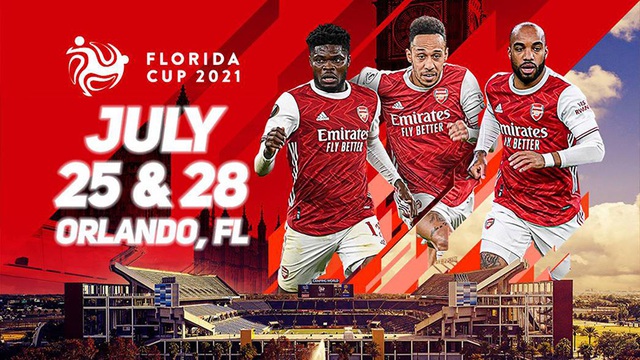 Lịch thi đấu giao hữu mùa hè 2021 của Arsenal