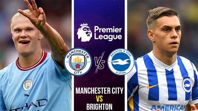 TRỰC TIẾP bóng đá Anh: Man City vs Brighton, Ngoại hạng Anh (21h00, 22/10)