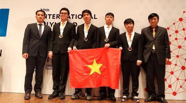 4 thí sinh Việt Nam dự thi Olympic Tin học quốc tế lần thứ 30 đều giành Huy chương
