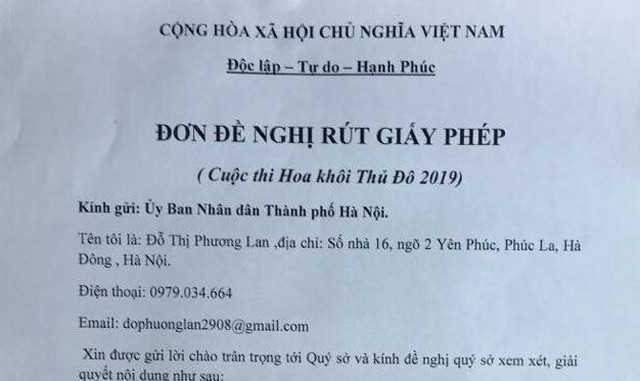 Hoa khôi Thủ đô vừa khởi động đã lại 'lùm xùm'?