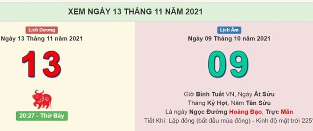 lịch âm, âm lịch, lịch âm hôm nay, âm lịch hôm nay, lịch âm 13/11, lịch âm 13/11/2021, lịch vạn niên, lịch âm ngày mai, lịch âm 2021, lịch âm 2022, xem ngày tốt xấu