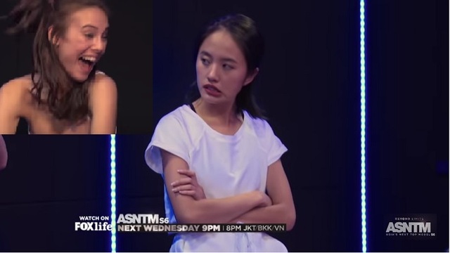 Asia's Next Top Model tập 4: Rima Thanh Vy 'ném' ánh mắt sắc lẹm về phía đối thủ