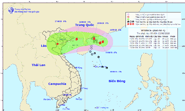 BÃO SỐ 4, TIN BÃO SỐ 4, Bão số 4 2018, Tin bão, Tin bão mới nhất, Bão BEBINCA, Áp thấp nhiệt đới, Tin áp thấp, Bão đổ bộ, Cập nhật bão số 4, Bão số 4 mạnh cấp mấy