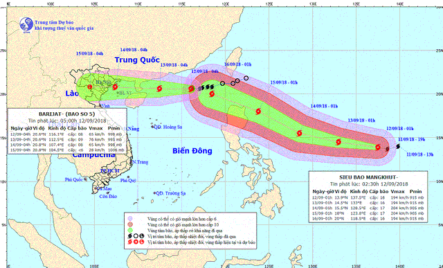 Bão số 5, Tin bão số 5, Bão MangKhut, Siêu bão MangKhut, Cơn bão số 5, Tin bão, Tin bão khẩn cấp, Bão mới nhất, tin bão mới nhất, thời tiết, dự báo thời tiết, siêu bão