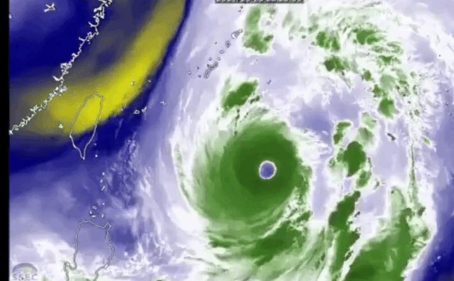 Siêu bão Mangkhut trở thành cơn bão số 6: Vùng ảnh hưởng rộng, gió mạnh, mưa lớn, sóng cao