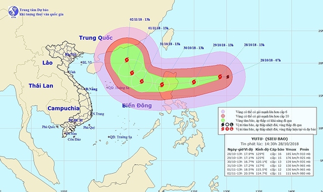 Siêu bão Yutu, Tin bão khẩn cấp, Bão số 7, Tin bão, Bão Yutu, Dự báo thời tiết, tin bão số 7, cơn bão số 7, tin bão mới nhất, diễn biến bão yutu, bão trên biển Đông, bão