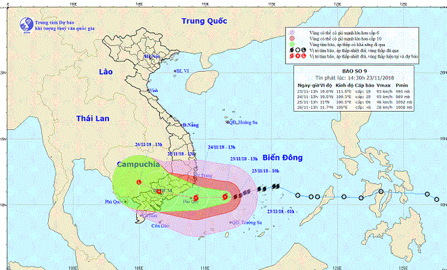 Bão số 9, Bão số 9 năm 2018, Bão số 9 mới nhất, Tin Bão, Tin bão số 9, Bao so 9, cơn bão số 9, tin bão mới nhất, không khí lạnh, dự báo thời tiết, cập nhật bão số 9