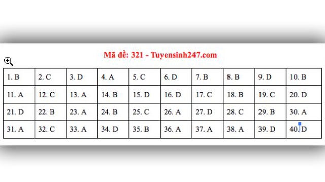 Đáp án lịch sử THPT Quốc gia 2019, Đáp án lịch sử THPT Quốc gia năm 2019, Đáp án lịch sử, đáp án môn lịch sử THPT Quốc gia, đáp án môn sử THPT Quốc gia, đáp án môn sử