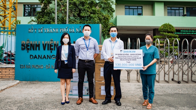 Daikin Việt Nam chung tay hỗ trợ bệnh viện Đà Nẵng chống dịch COVID-19