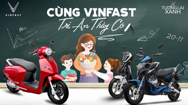 VinFast tặng quà tri ân thầy cô đón mừng ngày Nhà Giáo