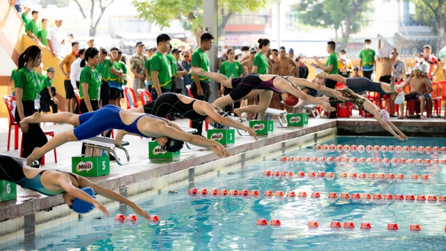 Nestlé MILO đồng hành cùng giải bơi và điền kinh học sinh phổ thông toàn quốc