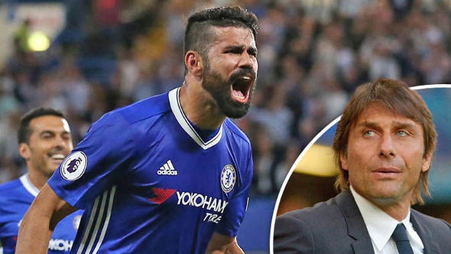 Chelsea choáng váng bởi tin nhắn 'đuổi' Diego Costa của HLV Conte