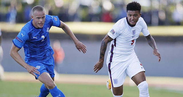 Chuyển nhượng MU, Sancho không đáng giá 108 triệu bảng, Iceland 0-1 Anh, Kqbd, ket qua bong da, Nations League, Sancho, Jadon Sancho, Sterling, MU, MU mua Sancho, bong da