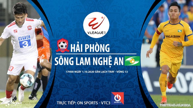 Nhận định bóng đá nhà cái Hải Phòng vs SLNA. Trực tiếp bóng đá V-League vòng 13. VTC3