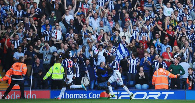 MU. West Brom 1-1 MU. Sir Alex Ferguson. Bảng xếp hạng Ngoại hạng Anh