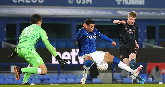 Ket qua bong da, Everton vs Man City, video Everton vs Man City, Kết quả cúp FA, kết quả Everton vs Man City, Guendogan, De Bruyne, Man City lọt vào bán kết cúp FA, kqbd