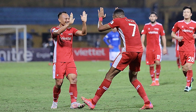 Viettel 2-1 Than Quảng Ninh, HLV Trương Việt Hoàng, BXH V-League, HAGL, Viettel, lịch thi đấu vòng 10 V-League, TPHCM vs Viettel, kết quả bóng đá V-League