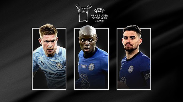 Cầu thủ xuất sắc nhất năm 2021, danh sách rút gọn cầu thủ xuất sắc, messi, de Bruyne, Jorginho, Kante, tin tuc bong da, UEFA, tin bóng đá hôm nay, chuyển nhượng bóng đá