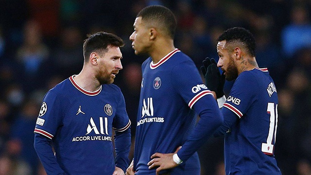 Mâu thuẫn nội bộ  ở PSG: Mbappe khó chịu vì Messi thân thiết với Neymar