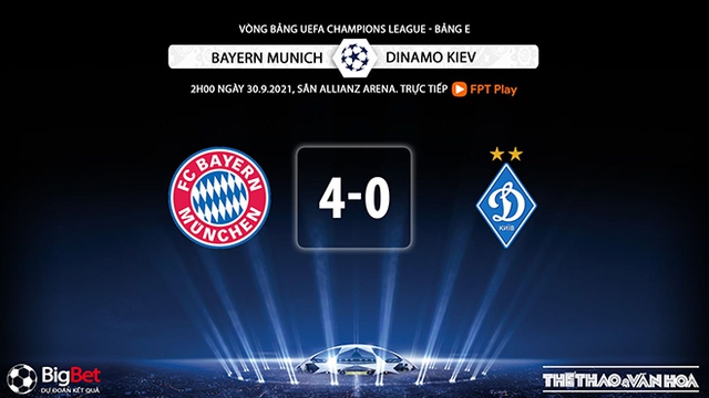 Bayern Munich vs Dinamo Kiev, nhận định kết quả, nhận định bóng đá Bayern vs Dinamo Kiev, nhận định bóng đá, Bayern Munich, Dinamo Kiev, keo nha cai, dự đoán bóng đá, Cúp C1, kèo bóng đá