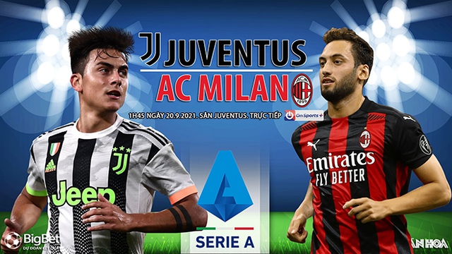 Nhận định bóng đá nhà cái Juventus vs AC Milan và nhận định bóng đá Ý Serie A (1h45, 20/9)
