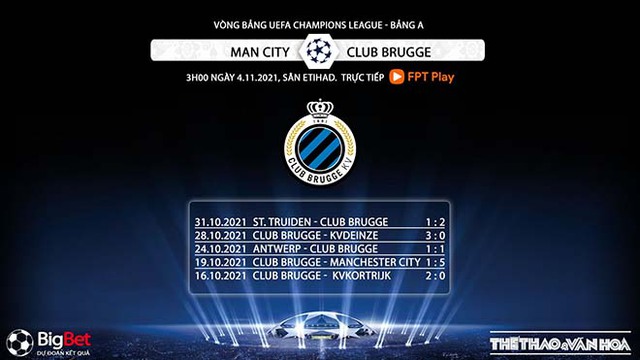 Man City vs Brugge, nhận định kết quả, nhận định bóng đá Man City vs Brugge, nhận định bóng đá, Man City, Brugge, keo nha cai, dự đoán bóng đá, Cúp C1, Champions League