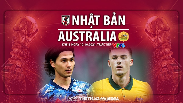 VTV6 TRỰC TIẾP bóng đá Nhật Bản vs Úc, vòng loại World Cup 2022 (17h14, 12/10)