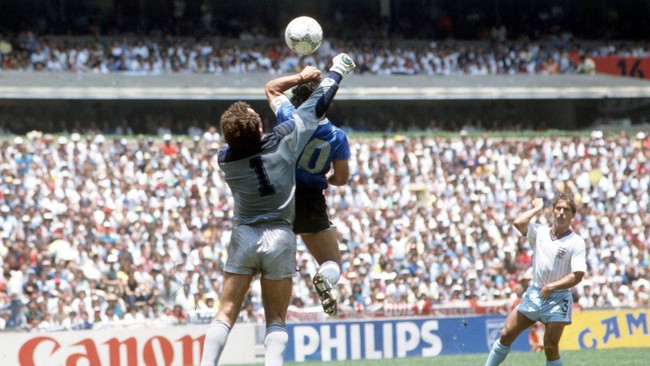 Maradona, World Cup, bàn tay của Chúa