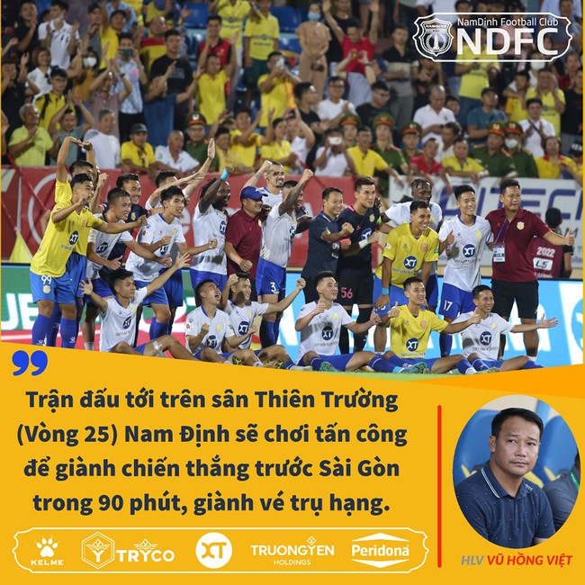 Trực tiếp bóng đá Nam Định vs Sài Gòn, V-League 2022 (17h00 ngày 13/11) - Ảnh 2.