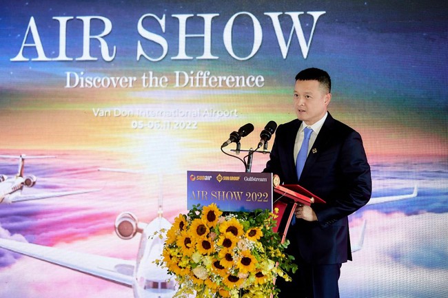 “Đã mắt” ngắm G700- ngôi sao của triển lãm hàng không Airshow 2022 tại Vân Đồn - Ảnh 7.
