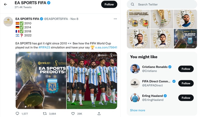 VIDEO: Argentina vô địch World Cup 2022 theo mô phỏng giả lập của EA Sports - Ảnh 3.