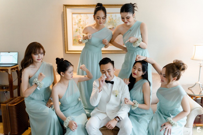 Ngân Anh và chồng biên tập viên khoe visual xịn xò cùng loạt khoảnh khắc hạnh phúc trong đám cưới  - Ảnh 5.