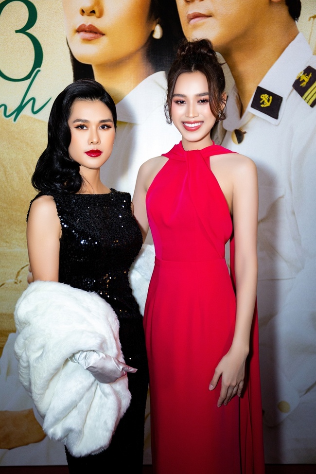 Hoa hậu Đỗ Thị Hà xuất hiện tươi tắn, ủng hộ cô họ ra MV - Ảnh 3.