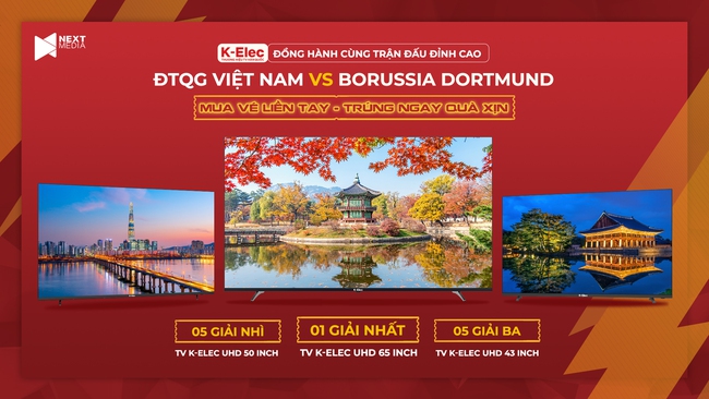 Bốc thăm trúng thưởng đặc biệt dành cho khán giả trận ĐTVN đấu Dortmund - Ảnh 1.