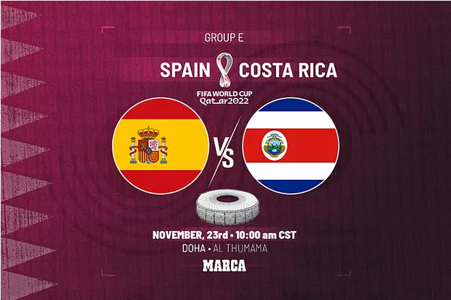 Link trực tiếp bóng đá Tây Ban Nha vs Costa Rica, World Cup 2022 (23h00, 23/11) - Ảnh 2.