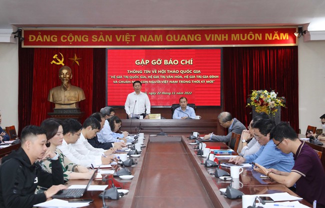 Tổ chức hội thảo quốc gia để làm rõ bốn hệ giá trị Việt Nam trong thời kỳ mới - Ảnh 2.
