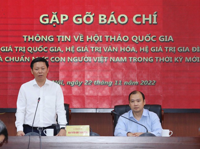 Tổ chức hội thảo quốc gia để làm rõ bốn hệ giá trị Việt Nam trong thời kỳ mới - Ảnh 1.