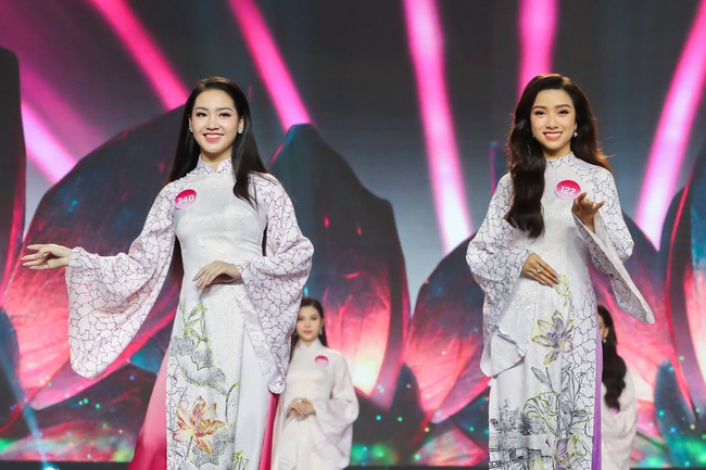 Thí sinh Hoa hậu Việt Nam 2022 dịu dàng với áo dài  - Ảnh 9.