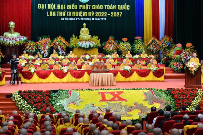 Đại hội Phật giáo toàn quốc lần thứ IX: Suy tôn Trưởng lão Hòa thượng Thích Trí Quảng lên ngôi vị Pháp chủ - Ảnh 3.